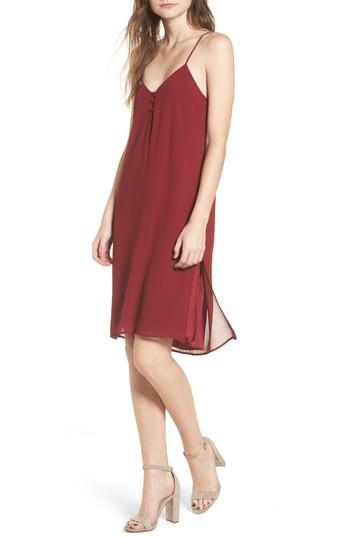 Women's Dee Elly Floral Slipdress - Burgundy