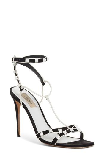 Women's Valentino Free Rockstud T-strap Sandal Us / 36eu - Black