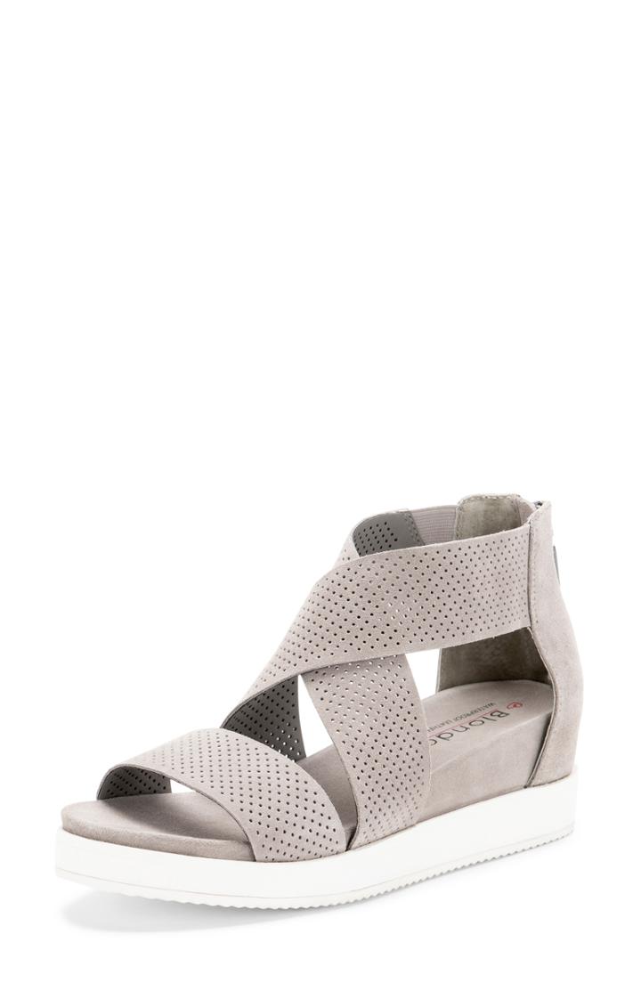 Women's Blondo Cassie Waterproof Sandal M - Grey