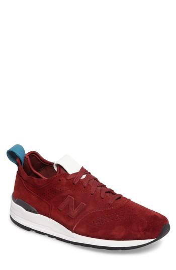 Men's New Balance 997r Sneaker .5 D - Burgundy