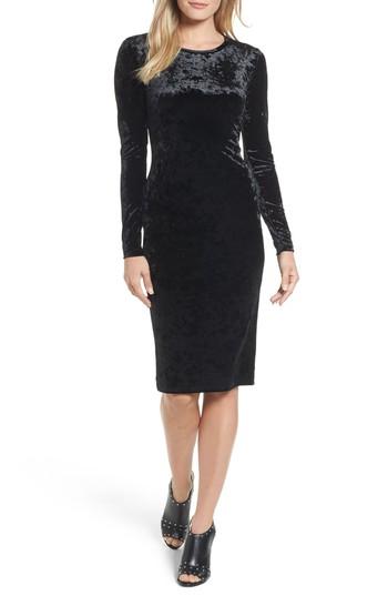 Women's Michael Michael Kors Panne Velvet Crew Dress