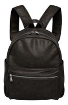 Urban Originals Practical Vegan Leather Backpack - Black