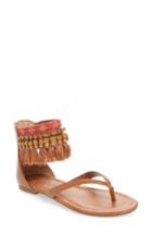 Women's Jessica Simpson Raquelle Embellished Sandal M - Brown