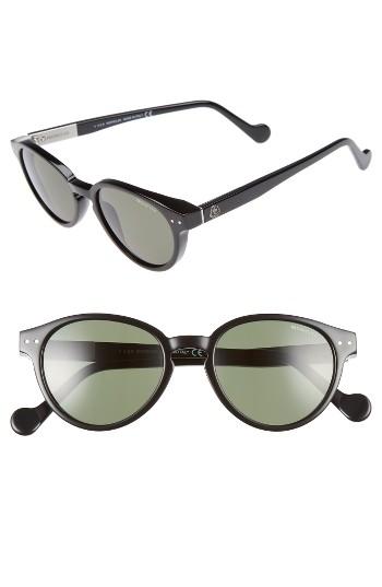 Women's Moncler 50mm Round Sunglasses -
