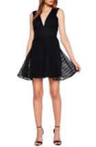 Women's Bardot Lacey Party Dress - Black