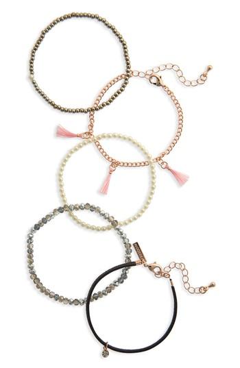 Women's Topshop Tassel Bead Bracelet Pack