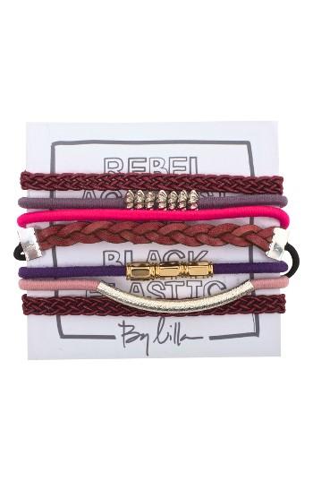 By Lilla Set Of 7 Hair Elastics