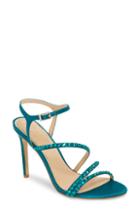 Women's Jewel Badgley Mischka Marimba Crystal Embellished Sandal .5 M - Green