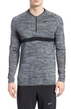 Men's Nike Dry Seamless Half Zip Golf Pullover, Size - Grey