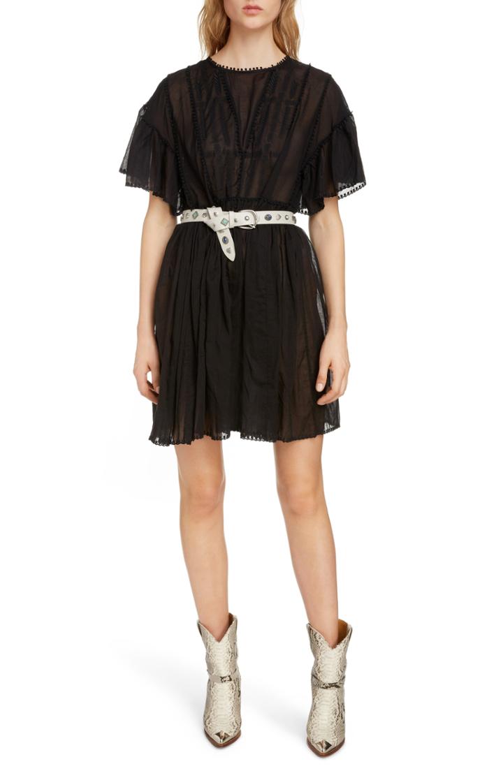 Women's Isabel Marant Etoile Annaelle Dress Us / 34 Fr - Black