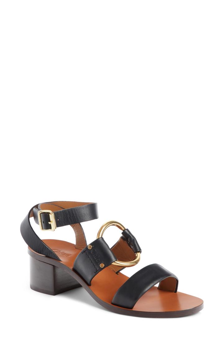 Women's Chloe Rony Sandal Us / 36eu - Black