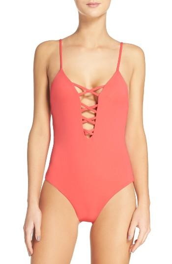 Women's Mara Hoffman One-piece Swimsuit - Coral