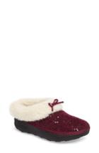 Women's Fitflop Loaff Snug Sequin Slipper M - Purple