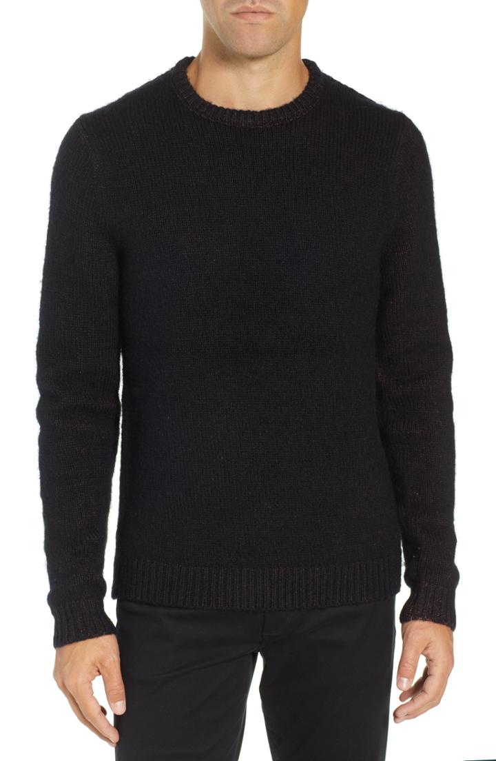 Men's Calibrate Chunky Crewneck Sweater - Black