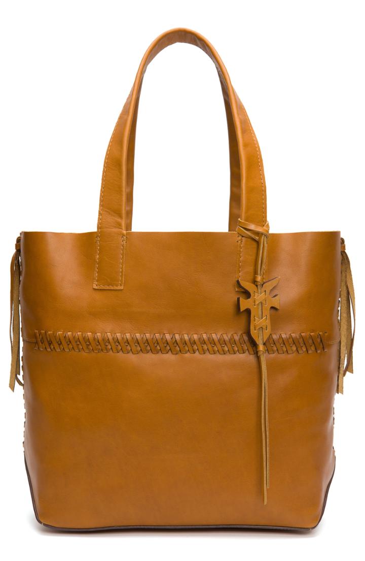 Frye Carson Whipstitch Calfskin Leather Tote -