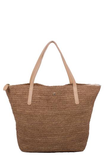Helen Kaminski Medium Woven Raffia Tote - Beige