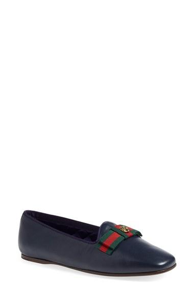 Women's Gucci 'gallipoli' Smoking Flat