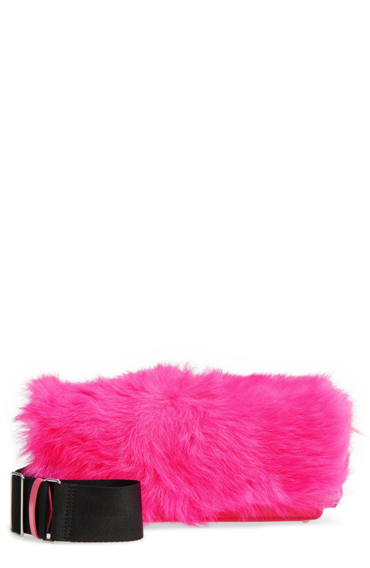 3.1 Phillip Lim Ray Genuine Shearling Crossbody Bag -