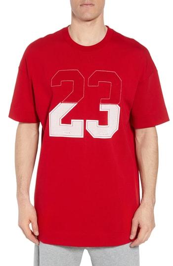 Men's Nike Oversize 23 Graphic T-shirt - Red
