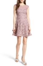 Women's Speechless Sequin Lace Fit & Flare Dress - Pink