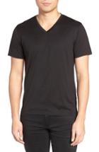 Men's Theory Silk & Cotton V-neck T-shirt