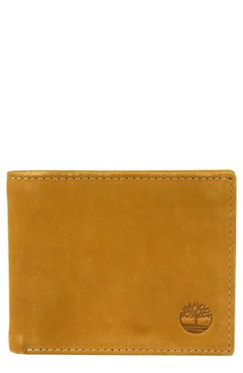 Men's Timberland Icon Leather Wallet - Beige