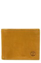 Men's Timberland Icon Leather Wallet - Beige
