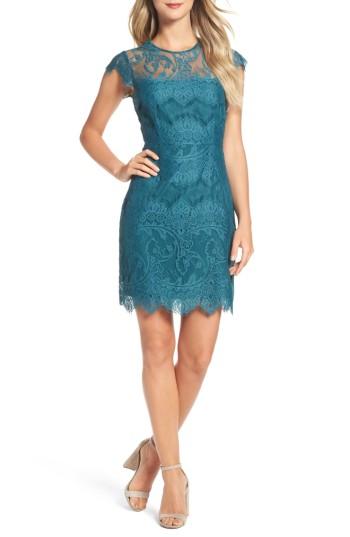 Women's Bb Dakota Jayce Lace Sheath Dress - Green