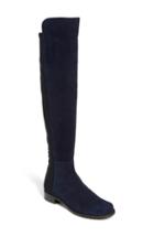 Women's Stuart Weitzman 5050 Over The Knee Leather Boot M - Blue