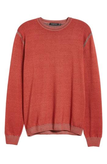 Men's Bugatchi Crewneck Sweater - Red