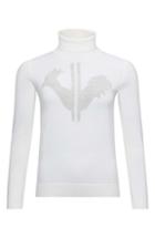 Women's Rossignol Classique Tailored Fit Merino Wool Ski Sweater - White