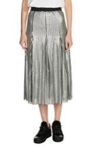 Women's Maje Sequin Midi Skirt - Metallic