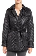 Women's Cole Haan Quilted Trench Coat