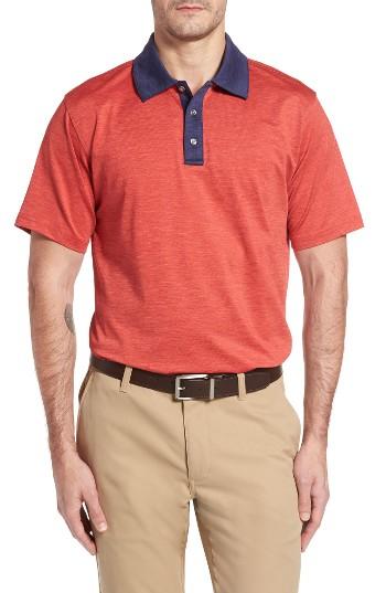 Men's Swc Heathered Polo - Red