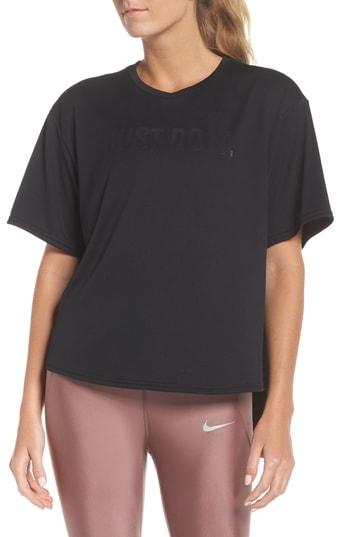 Women's Nike Dry Split Tail Tee