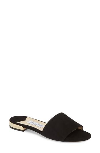 Women's Jimmy Choo Joni Slide Sandal Us / 34eu - Black