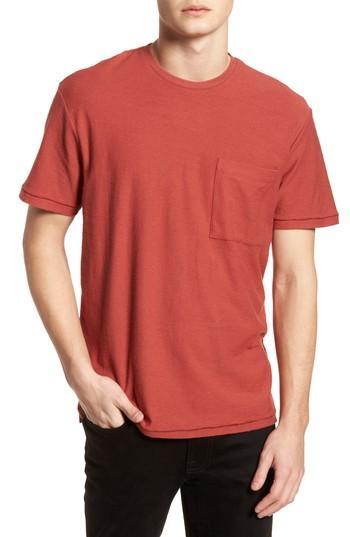 Men's Treasure & Bond Nep Cotton Pocket T-shirt - Metallic