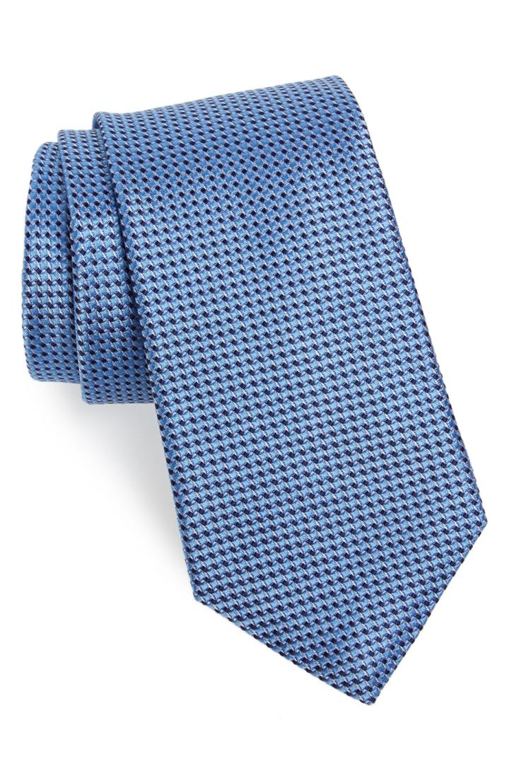Men's Nordstrom Men's Shop Russo Geo Print Silk Tie