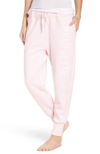Women's Brunette The Label Brunette Jogger Pants /small - Pink