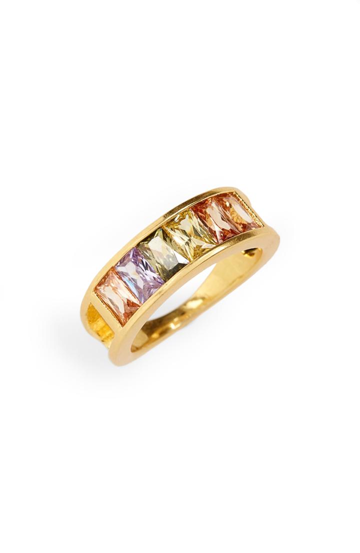 Women's Madewell Rainbow Baguette Ring