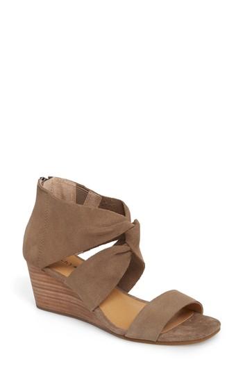 Women's Lucky Brand Tammanee Wedge Sandal M - Beige