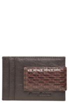 Men's Tommy Bahama Money Clip Card Case - Brown