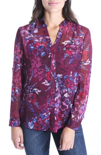 Women's Kut From The Kloth Jasmine Top - Burgundy