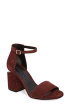 Women's Alexander Wang Abby Ankle Strap Sandal Us / 35eu - Burgundy