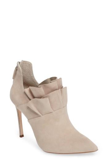 Women's Pour La Victoire Cedra Ruffle Bootie .5 M - Beige