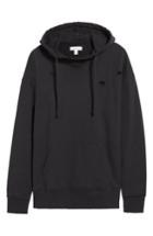 Men's The Rail Destroyed High Neck Hoodie, Size - Black