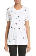 Women's Dolce & Gabbana Jewel Cotton Tee Us / 44 It - White