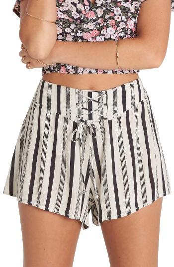 Women's Billabong Sunny Eyes Lace-up Woven Shorts