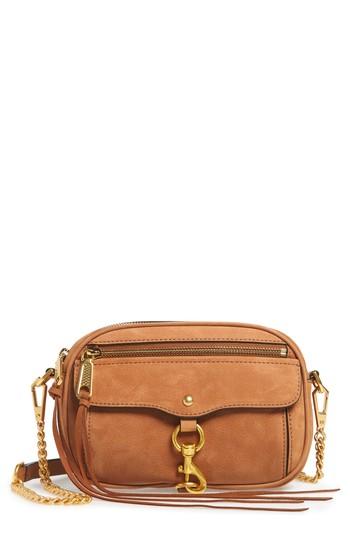 Rebecca Minkoff Blythe Leather Crossbody Bag - Brown