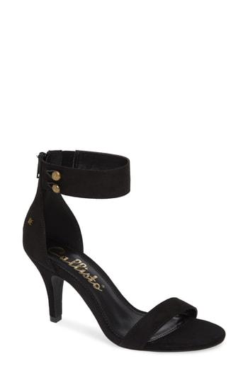 Women's Callisto Catalog Velvet Sandal M - Black